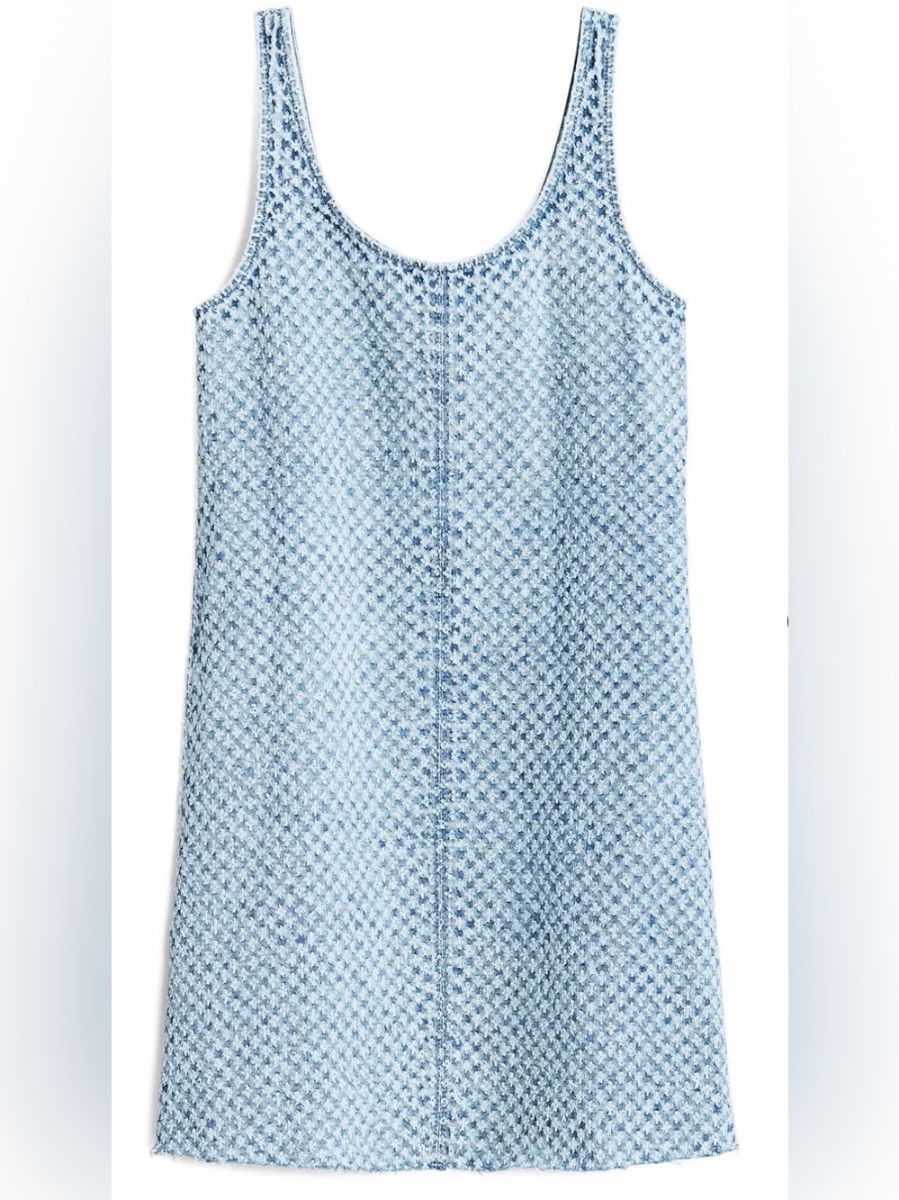 Rag & Bone Kimmie Textured Denim Shift Dress - Sz M
